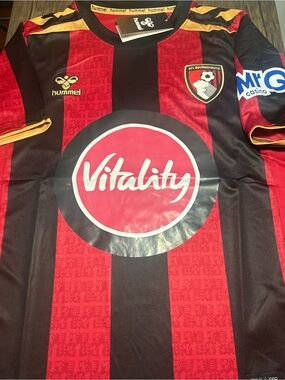 Hummel AFC BOURNEMOUTH Men's JERSEY Sz M,L or 2XL English Premier New w tags